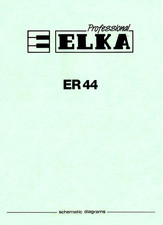 ELKA ER-44 Service Manual reoair Schematic Diagrams Schaltplan Schema elettrico