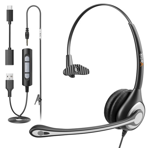 Wantek cuffie usb con - usb,