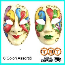 MASCHERA DI CARNEVALE VENEZIA VENEZIANA PER ADULTI FESTA FESTE TEATRO UOMO DONNA