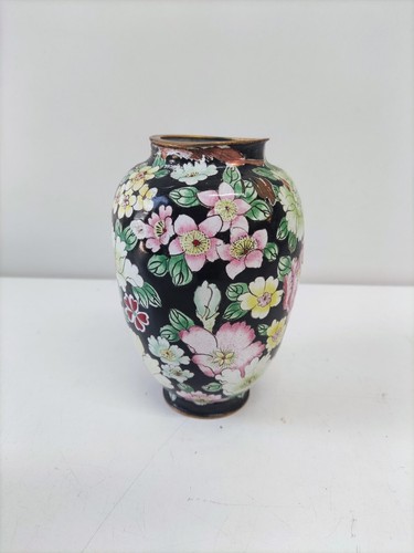 Piccolo vaso rame smaltato - piccolo,