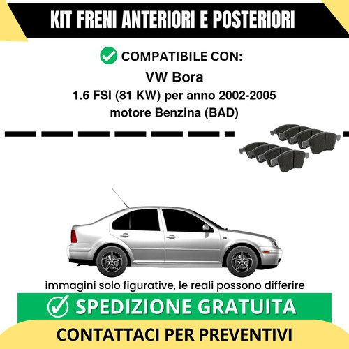 Pastiglie freno ant - ant, post