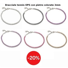 Bracciale tennis OPS donna