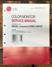 LG Studioworks 910SC CB910C Monitor  Service Manual *Original*