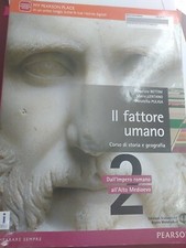 fattore umano 2 x bn +eb storia biennio lic e 1 mg bettini/lentano 886910186X