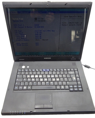 Notebook samsung r60plus - notebook,
