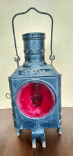 Antica Lanterna di Segnalazione Ferrovie dello Stato F.S. fine 800 primi 900