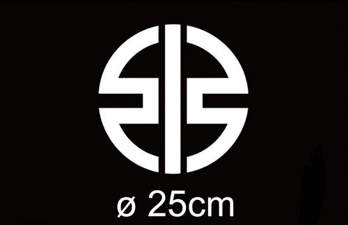 Adesivo logo kawasaki 25cm - adesivo,