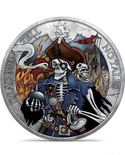 Coin USA - Piraten: Dead Men Tell No Tales 1 Oz Silber Color only100 pieces