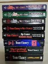 Lot of 8 Tom Clancy Paperbacks