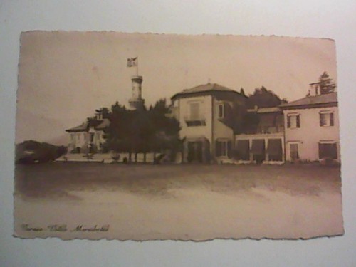 Cartolina varese villa - varese,
