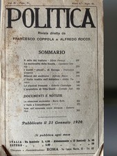 Lotto di POLITICA. Rivista