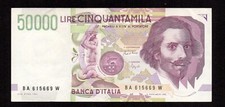 CINQUANTAMILA 50000 LIRE