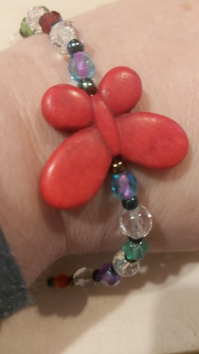 Bracciale perline quercia con - perline,