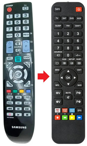 Telecomando adatto per samsung - telecomando,