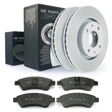 Dischi Freno 266mm Pastiglie Anteriori per Citroen C2 C3 C4 Peugeot 206 207 208