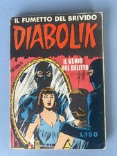 Diabolik  N 5 prima serie SODIP  1964 Quasi Ottimo Stato!RISTAMPA OPACA Da 11 MM