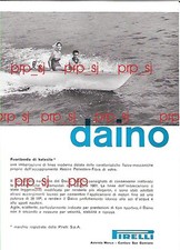 PIRELLI DAINO MILANO SCAFO PER MOTORE FUORIBORDO KELESITE PUBBLICITà 1950