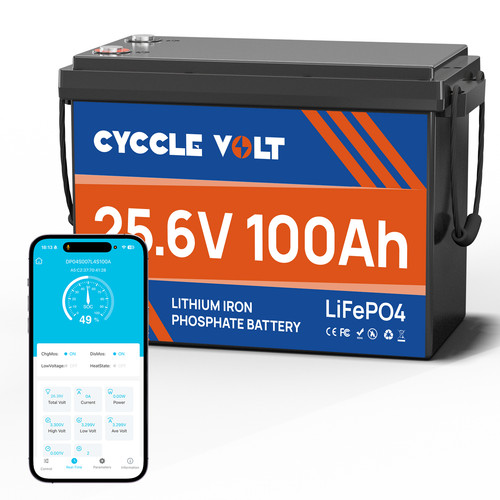 Batteria litio 24v - al, 100ah