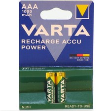 2 batterie ricaricabili AAA