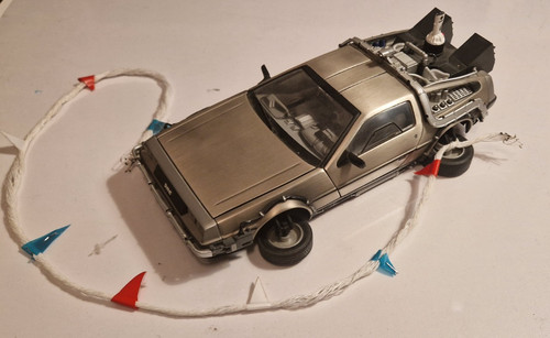 Sun star delorean back - star,