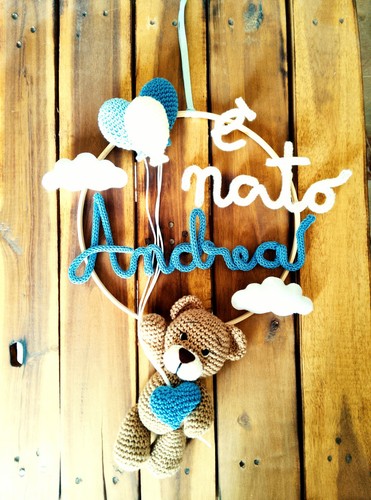Fiocco nascita personalizzato - ,