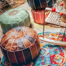 Pouf poggiapiedi marocchino