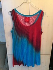 ULTRACHIC LUSSO TOP TANK PRINTED BLU ROSSO ORIGINAL M