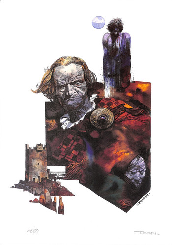 Sergio toppi litografie 2 - toppi:,