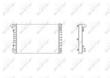 NRF 53665 Radiatore