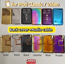 ✅NUOVA Custodia Posteriore in Metallo Jack Audio Hold Switch per iPod Classic/Video✅