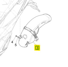 PARAFANGO POSTERIORE ORIGINALE