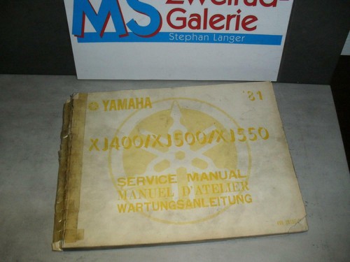 Yamaha xj400 500 550 manuale - yamaha,