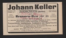 RENCHEN, pubblicità 1912