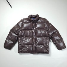Piumino Moncler Grenoble vintage marrone uomo taglia 3/L