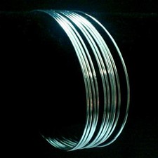 Indiano Set Bracciali Rigidi Ø6 , 5cm Gioiello Bollywood Churiyan Bangle Argento