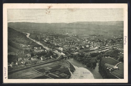 Cartolina cilli panorama - cartolina,
