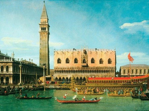 Quadro veduta bucintoro - bucintoro, al