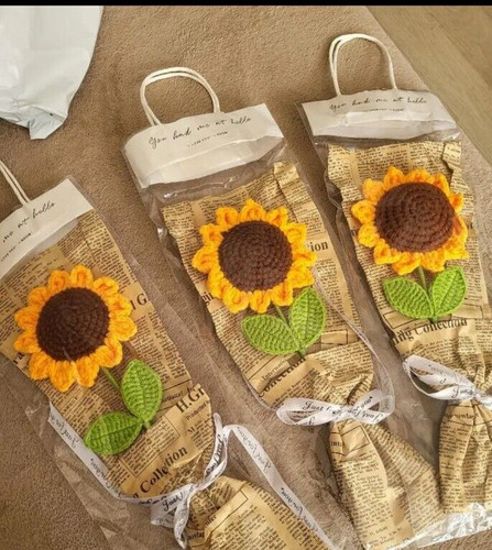 Girasole fatto mano - girasole,