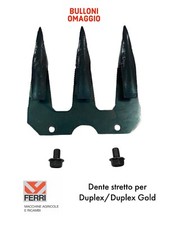 DENTE TRIPLO (STRETTO) PER BARRA FALCIANTE  BCS DUPLEX E DUPLEX GOLD 59028932T.