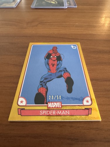2026 spider man - gold, foil