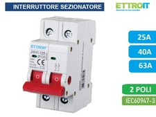 INTERRUTTORE SEZIONATORE 2P DA