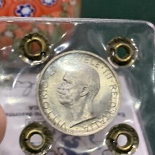 5 LIRE AQUILOTTO 1930  PERIZIATA FDC - OTTIMO LUSTRO