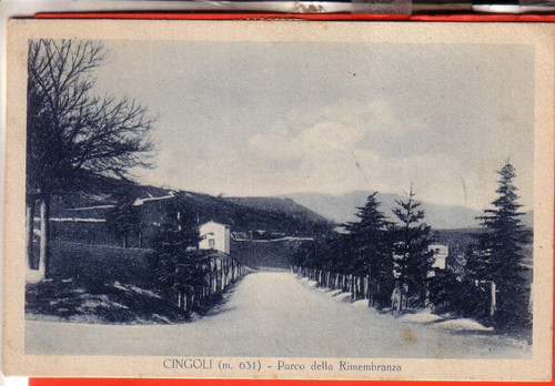 Cartolina cingoli fp - cartolina,