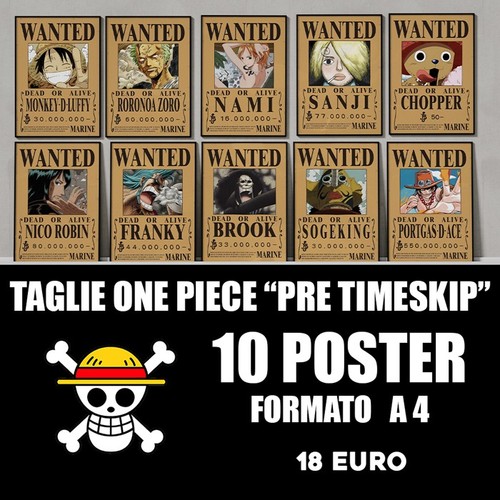 One piece taglie - one, 10