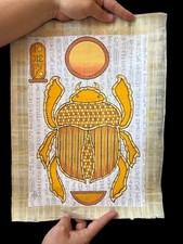 Papiro scarabeo egizio - papiro,