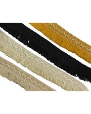 Passamaneria Frangia Anellata Gallone Disegno Cordoncino Alto 4 Cm 3510/1