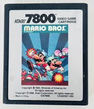 ? Mario Bros. - Atari 7800 (PAL, 1988) By Nintendo  Retrogame vintage