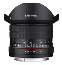 Samyang 12 mm F2.8 obiettivo full frame Fisheye (Canon EF)