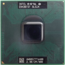 Intel Laptop Core 2 Duo 2,0 GHz processore mobile CPU T6400 SLGJ4