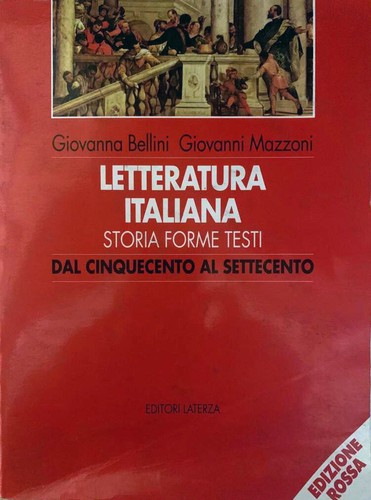 Letteratura italiana volume - letteratura, 2